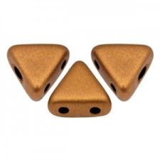 Les perles par Puca® Kheops beads Bronze gold mat 00030/01740